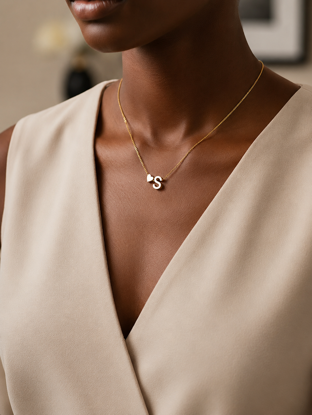 Bijoux avec initiale + coffret offert